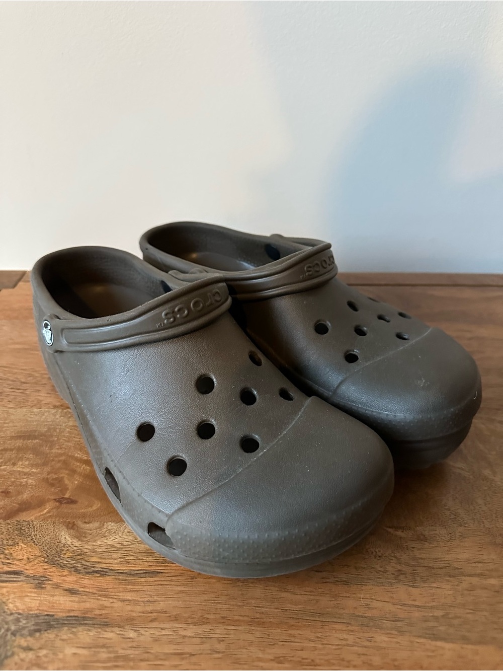 Mens Crocs with Reinforced Toe